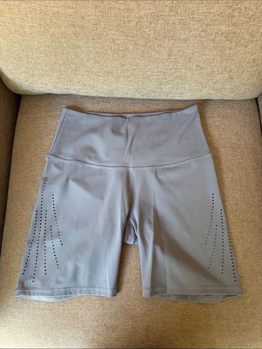 CALIA by Carrie Underwood Blue Grey High-Waist Bike Shorts